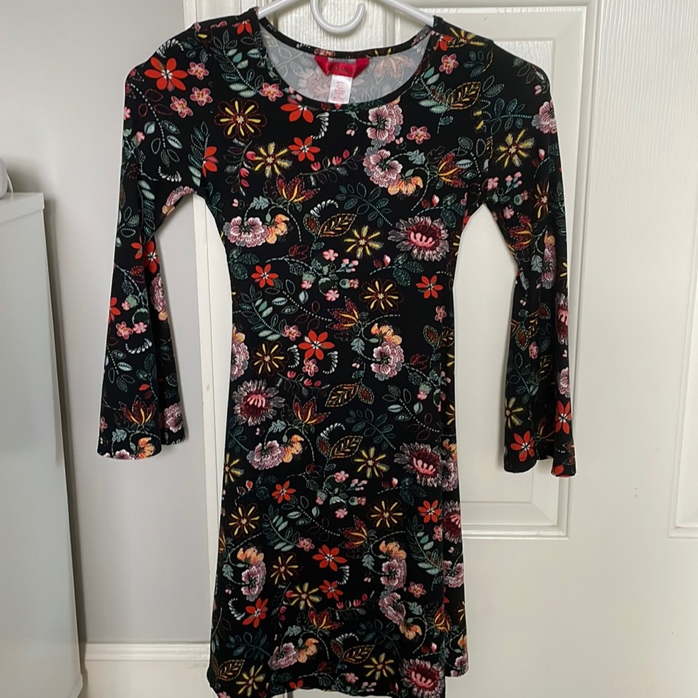 Floral chritmas dress